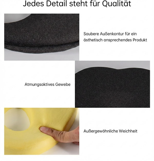 Babykissen gegen Plattkopf | Orthopädisches Lagerungskissen Neugeborene 0-12 Monate | Kopfformungskissen Baby